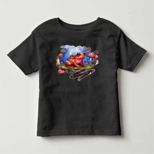 コスタリカダーツカエル トドラーTシャツ (正面)