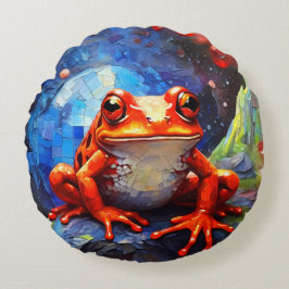 コスタリカダーツフロッグ装飾用クッションクッション ラウンドクッション