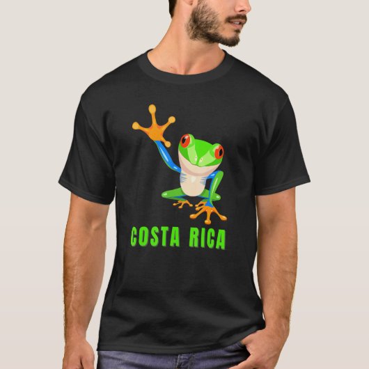 コスタリカツリーカエルお土産 Tシャツ (正面)