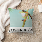 コスタリカツリーカエル休暇ポスター クッション (ブランケット)