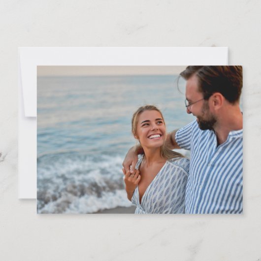 コスタリカトロピカルビーチウェディング・セーブ・ザ・デート セーブザデート (裏面)