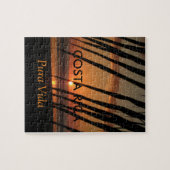 コスタリカパームフロントサンセットパズル ジグソーパズル (横)