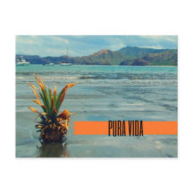コスタリカビーチプラヴィダポストカード