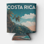 コスタリカビーチプラヴィダ 缶クーラー (正面)