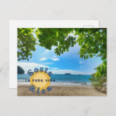 コスタリカビーチ写真はがき ポストカード (正面/裏面)