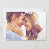 コスタリカビーチ目的地の結婚式の日付を保存 セーブザデート (裏面)