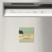 コスタリカビーチ結婚式保存日 マグネット (インサイチュ (食洗機))