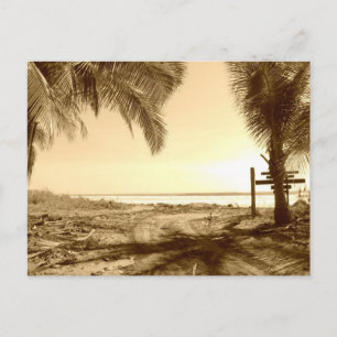 コスタリカビーチ ポストカード