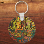 コスタリカフォークアートプラヴィダ キーホルダー (正面)