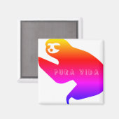 コスタリカプラカラフルヴィダスロース土産 マグネット (正面/裏面)