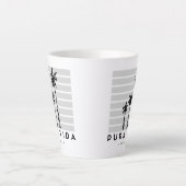 コスタリカプラビダパームツリーコーヒー カフェラテマグ (正面)