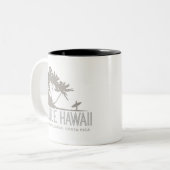 コスタリカプラヤアベラナスリトルハワイサーファーズT ツートーンマグカップ (正面左)