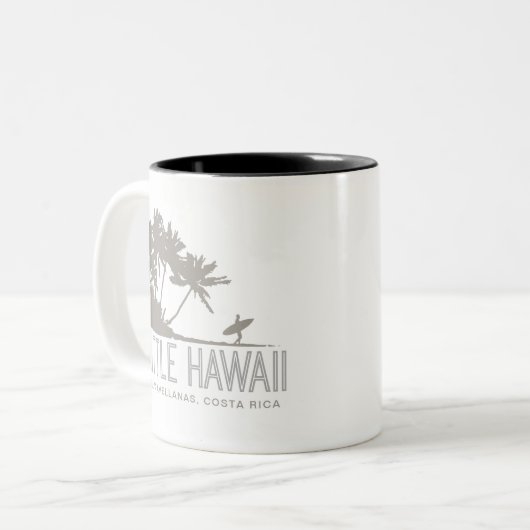 コスタリカプラヤアベラナスリトルハワイサーファーズT ツートーンマグカップ (正面左)