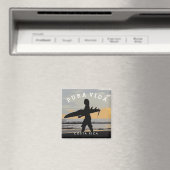 コスタリカプラヴィダサーファーサミナメントマグネット マグネット (インサイチュ (食洗機))