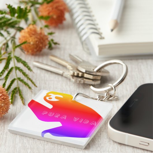 コスタリカプラヴィダスロース キーホルダー (正面右)