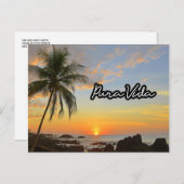 コスタリカプラヴィダビーチ土産 ポストカード (正面/裏面)