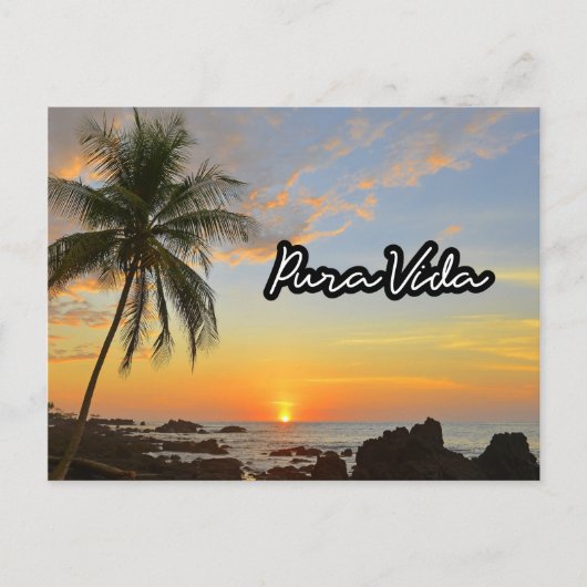 コスタリカプラヴィダビーチ土産 ポストカード (正面)