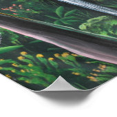 コスタリカレインフォレストプリント ポスター (角)