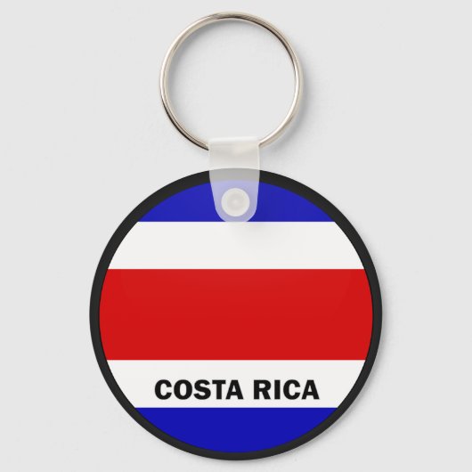 コスタリカローンデル品質国旗 キーホルダー (正面)