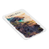 コスタリカヴィンテージトラベルランドスケープ マグネット (右側)