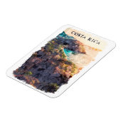 コスタリカヴィンテージトラベルランドスケープ マグネット (左側)