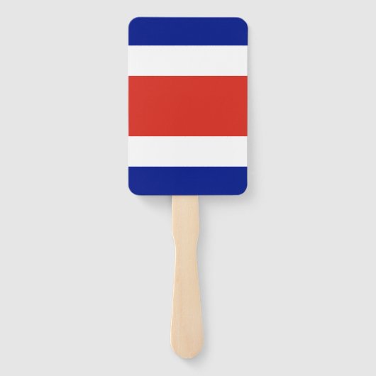 コスタリカ国旗とハンドファンのセット ハンドファン (裏面)