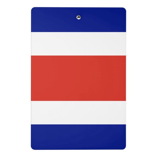 コスタリカ国旗のあるミニクリップボード ミニクリップボード (裏面)