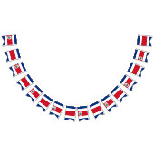 コスタリカ国旗のバント幕 バンティングフラッグ (全)