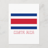 コスタリカ国旗の名前 ポストカード (正面)