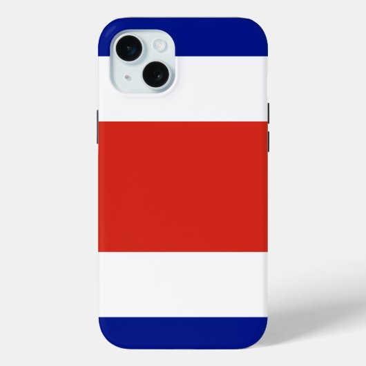 コスタリカ国旗のApple iPhone 15 Plusケース Case-Mate iPhoneケース (裏面)