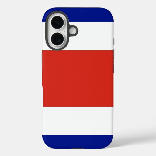 コスタリカ国旗のApple iPhone 16 Case-Mate iPhoneケース (裏面)