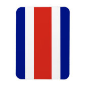 コスタリカ国旗を持つ愛国的な柔軟な磁石 マグネット (縦)