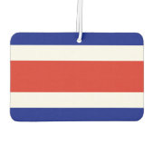 コスタリカ国旗を持つ車の空気フレッシュ カーエアーフレッシュナー (裏面)