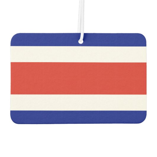 コスタリカ国旗を持つ車の空気フレッシュ カーエアーフレッシュナー (裏面)