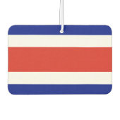 コスタリカ国旗を持つ車の空気フレッシュ カーエアーフレッシュナー (正面)