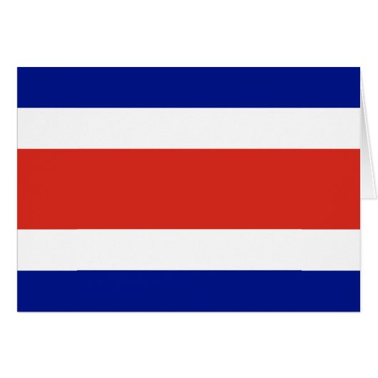 コスタリカ国旗 (正面横)