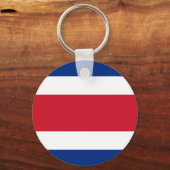 コスタリカ国旗 キーホルダー (正面)