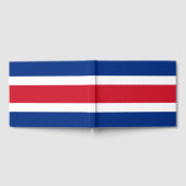 コスタリカ国旗 ゲストブック (全面)