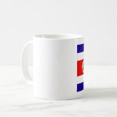 コスタリカ国旗 コーヒーマグカップ (正面左)