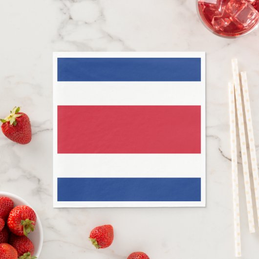 コスタリカ国旗 スタンダードランチョンナプキン (インサイチュ)