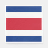 コスタリカ国旗 スタンダードランチョンナプキン (正面)