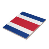 コスタリカ国旗 タイル (側面)