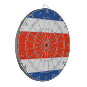 コスタリカ国旗 ダーツボード (正面左)