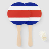 コスタリカ国旗 ハンドファン (正面&裏面)