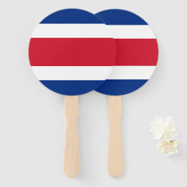 コスタリカ国旗 ハンドファン