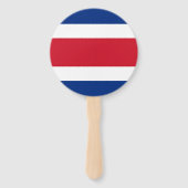 コスタリカ国旗 ハンドファン (正面)