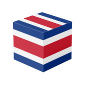 コスタリカ国旗 フォトキューブ (裏面アングル)