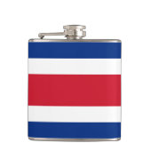 コスタリカ国旗 フラスク (正面)