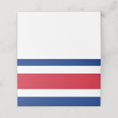 コスタリカ国旗 プレイスカード (外部開封)