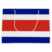 コスタリカ国旗 ラージペーパーバッグ (正面)